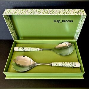 🎁GRACE TEAWARE Serving Spoon and Spork Set - Two Pieces - Gift Box Set